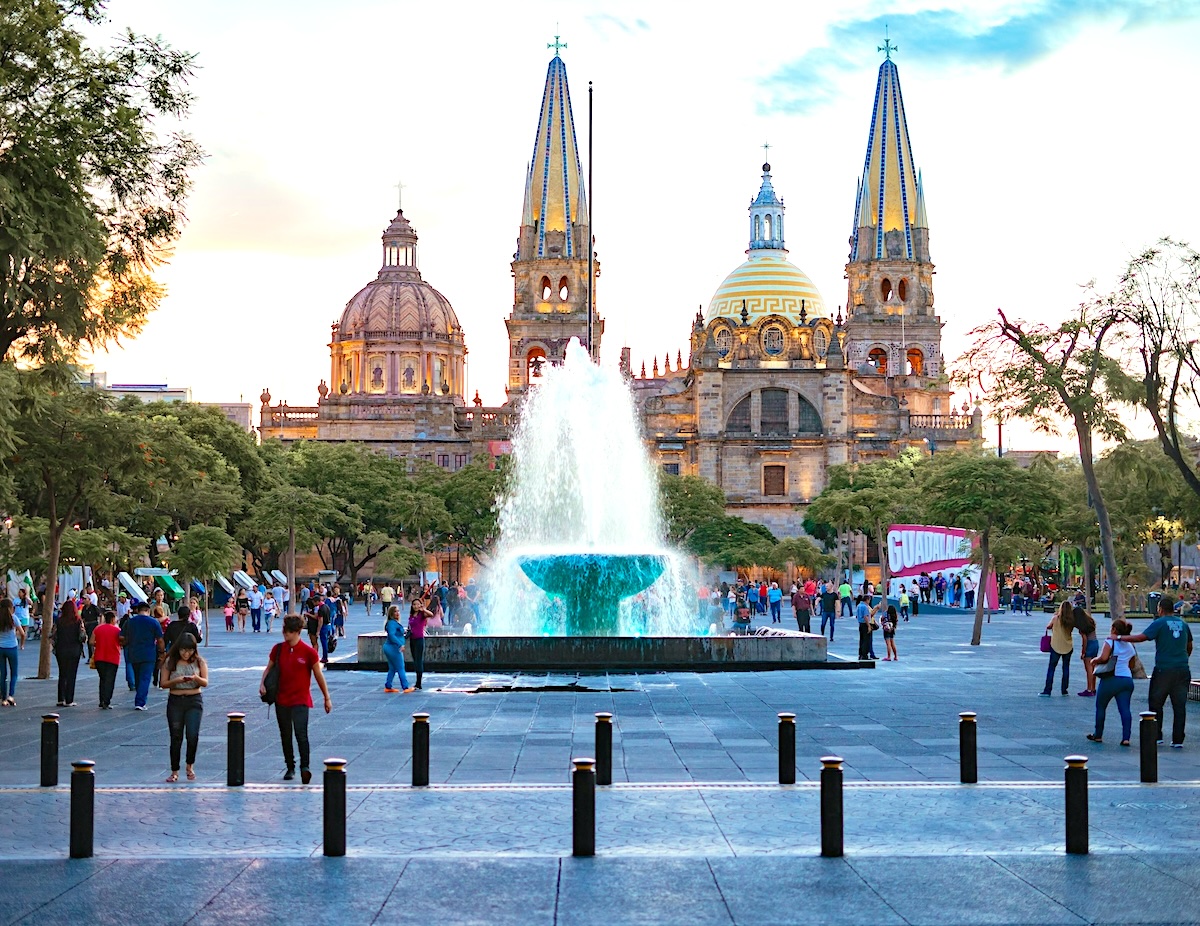 Plaza de la Liberación in Guadalajara is a popular meeting spot for Tapatíos